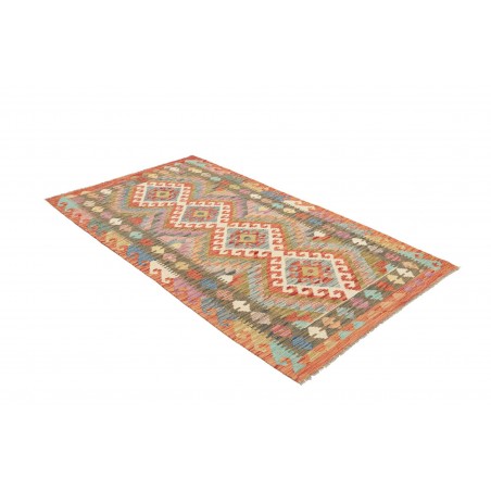 Tappeto Kilim Afghanistan marrone 106x195