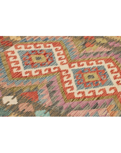 Tappeto Kilim Afghanistan marrone 106x195