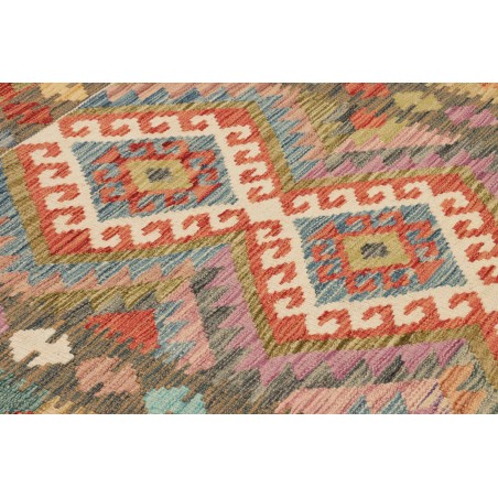 Tappeto Kilim Afghanistan marrone 106x195