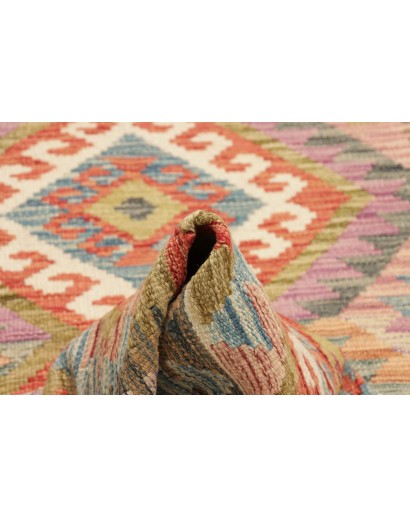 Tappeto Kilim Afghanistan marrone 106x195