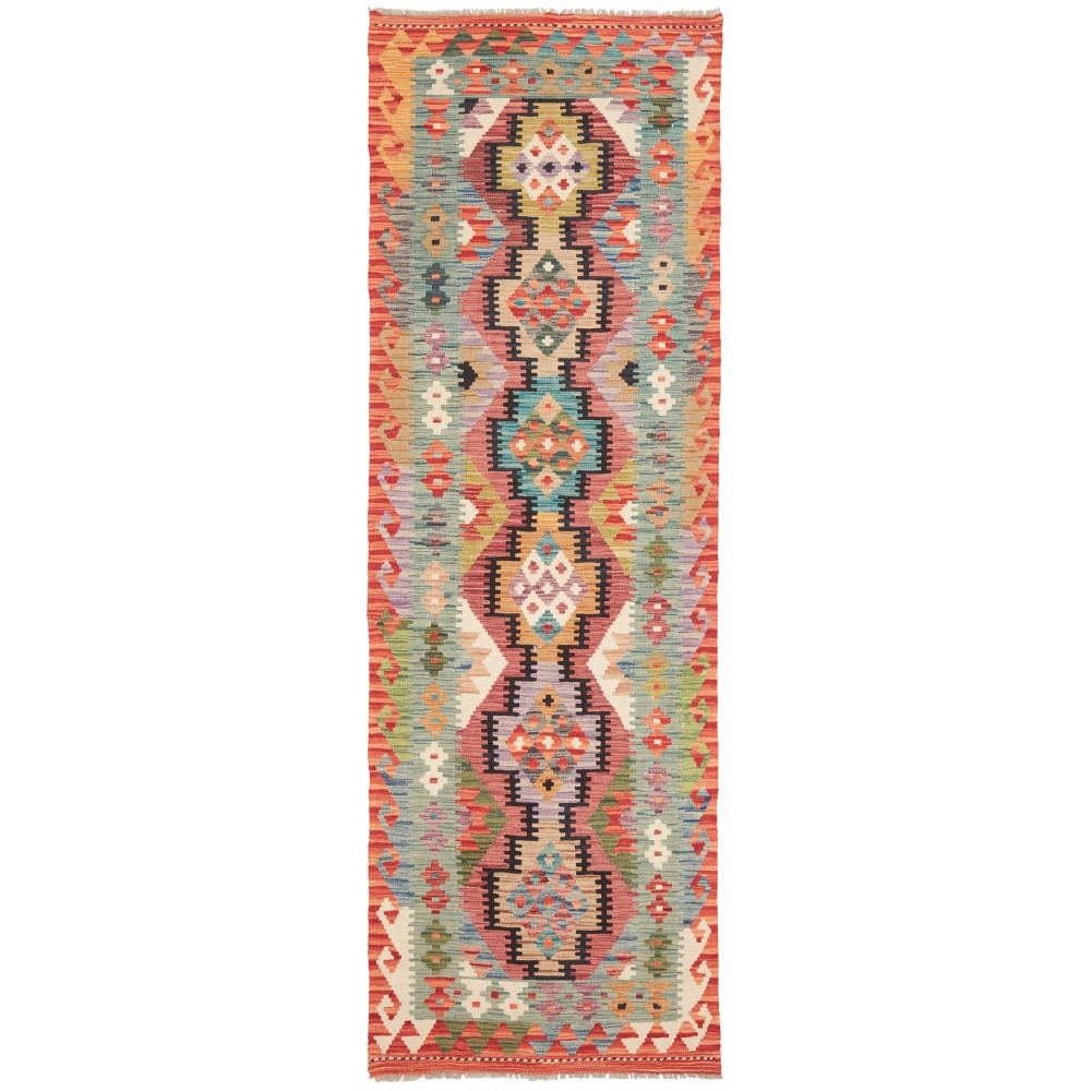 Tappeto Kilim Afghanistan marrone 77x245 Tappeto Kilim Afghanistan marrone 77x245