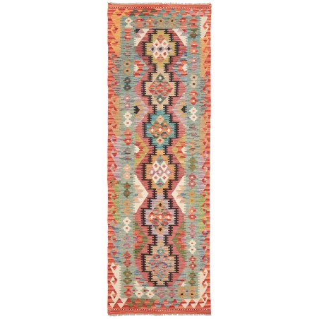 Tappeto Kilim Afghanistan marrone 77x245