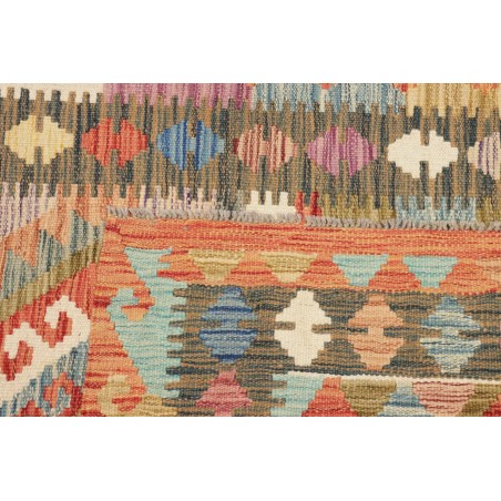 Tappeto Kilim Afghanistan marrone 106x195