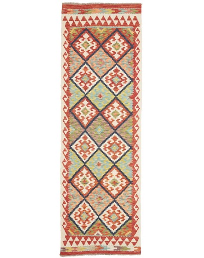 Tappeto Kilim Afghanistan marrone 81x252