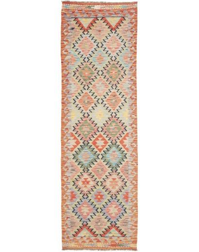 Tappeto Kilim Afghanistan marrone 78x261
