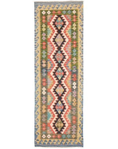 Tappeto Kilim Afghanistan marrone grigio 80x247