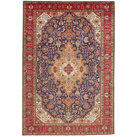 Tappeto Tabriz Persia marrone 204x298