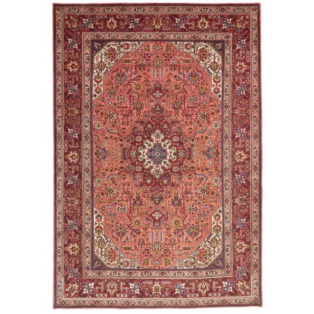 Tappeto Tabriz Persia marrone giallo 200x294