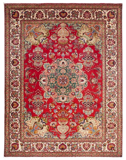 Tappeto Tabriz Persia marrone 222x292