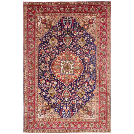 Tappeto Tabriz Persia marrone 205x309