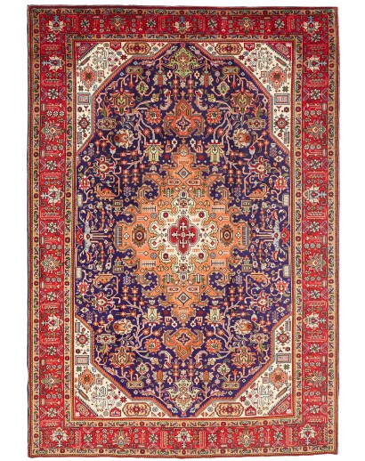 Tappeto Tabriz Persia marrone 202x300