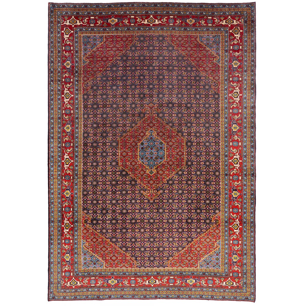 Tappeto Ardabil Persia grigio giallo 200x290 Tappeto Ardabil Persia grigio giallo 200x290