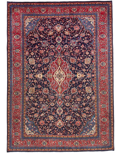 Tappeto Sarough Persia grigio marrone 218x307