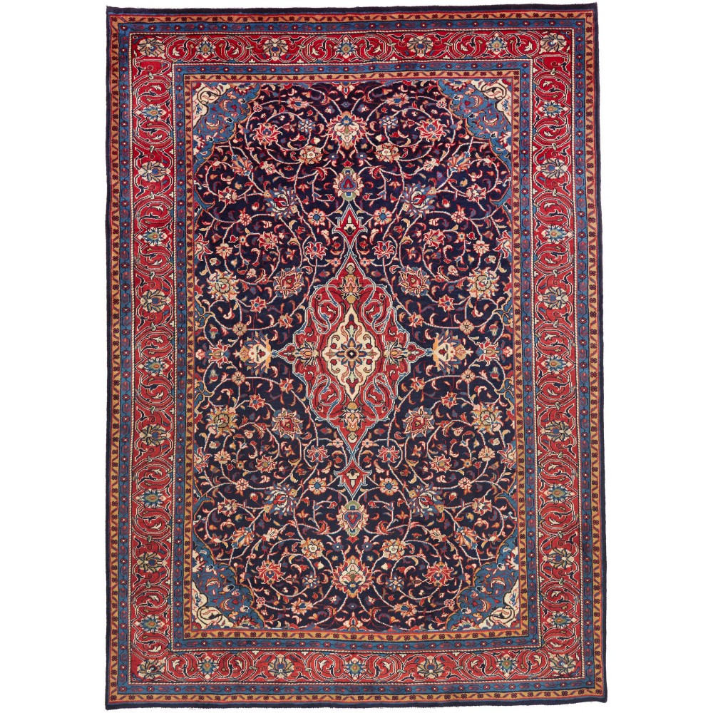 Tappeto Sarough Persia grigio marrone 218x307 Tappeto Sarough Persia grigio marrone 218x307
