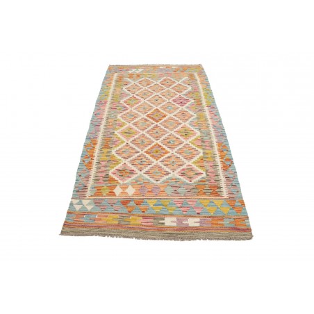 Tappeto Kilim Afghanistan marrone beige 102x204