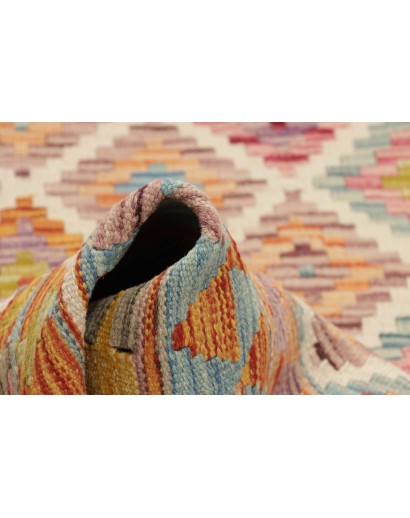 Tappeto Kilim Afghanistan marrone beige 102x204