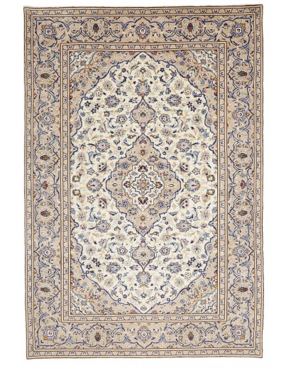 Tappeto Kashan Persia beige marrone 200x292