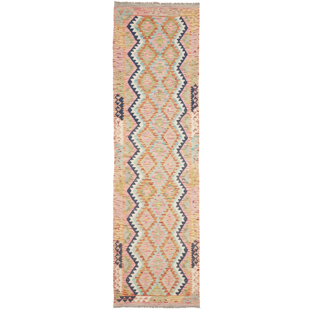 Tappeto Kilim Afghanistan marrone beige 83x290 Tappeto Kilim Afghanistan marrone beige 83x290