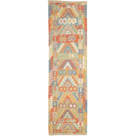 Tappeto Kilim Afghanistan marrone arancione 86x298