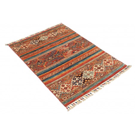 Tappeto Samarkand Pakistan rosso giallo 79x115