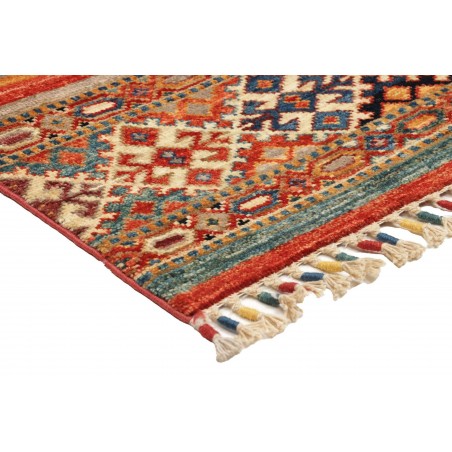 Tappeto Samarkand Pakistan rosso giallo 79x115