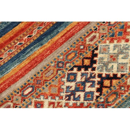 Tappeto Samarkand Pakistan rosso giallo 79x115