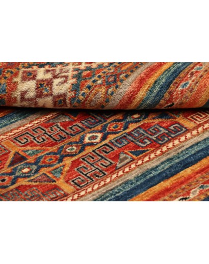 Tappeto Samarkand Pakistan rosso giallo 79x115