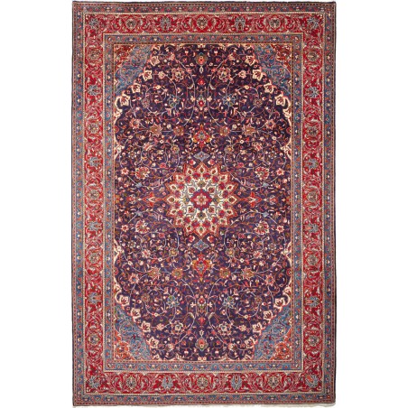 Tappeto Sarough Persia azzurro grigio 220x343