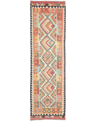 Tappeto Kilim Afghanistan marrone arancione 83x289