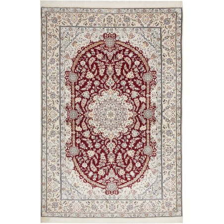Tappeto Nain 6La Persia bianco grigio 158x248