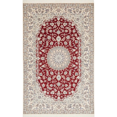 Tappeto Nain 6La Persia bianco grigio 152x241