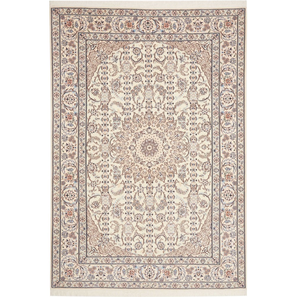 Tappeto Nain 6La Persia bianco 163x238 Tappeto Nain 6La Persia bianco 163x238