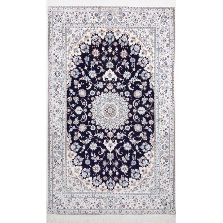 Tappeto Nain 6La Persia bianco grigio 157x252