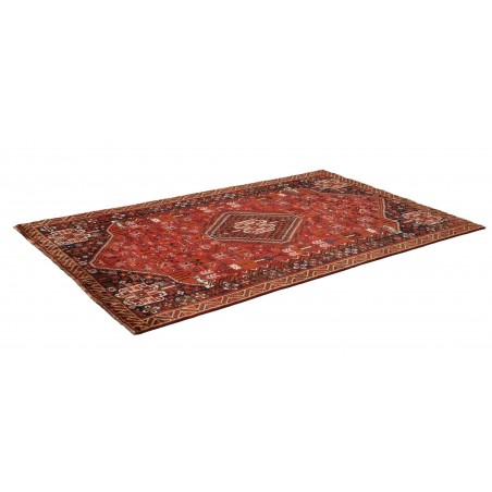 Tappeto Shiraz Fine Persia marrone blu 158x257