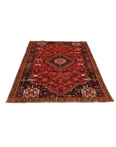 Tappeto Shiraz Fine Persia marrone blu 158x257