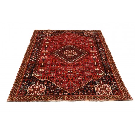 Tappeto Shiraz Fine Persia marrone blu 158x257