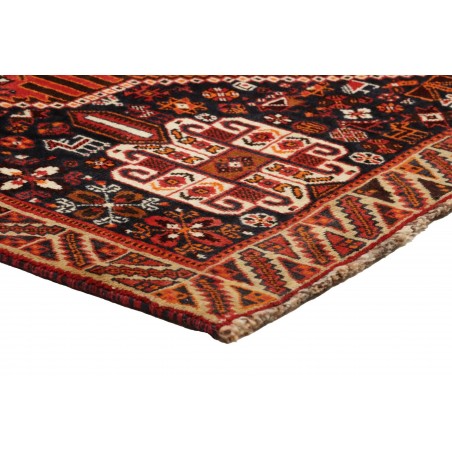 Tappeto Shiraz Fine Persia marrone blu 158x257