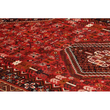 Tappeto Shiraz Fine Persia marrone blu 158x257