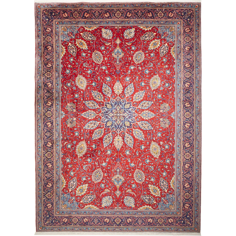Tappeto Sarough Persia marrone grigio 263x367 Tappeto Sarough Persia marrone grigio 263x367