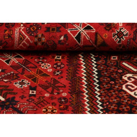 Tappeto Shiraz Fine Persia marrone blu 158x257