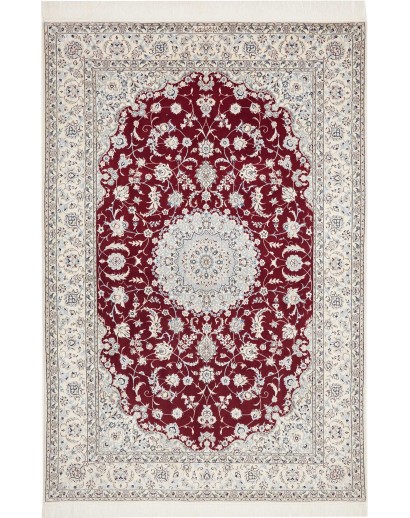 Tappeto Nain 6La Persia bianco grigio 150x230