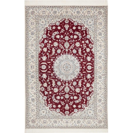 Tappeto Nain 6La Persia bianco grigio 150x230