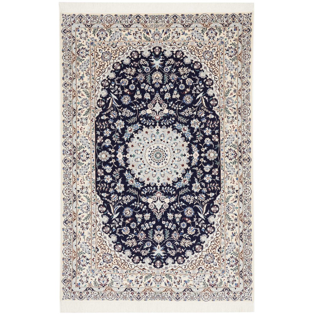 Tappeto Nain 6La Persia grigio 122x185 Tappeto Nain 6La Persia grigio 122x185