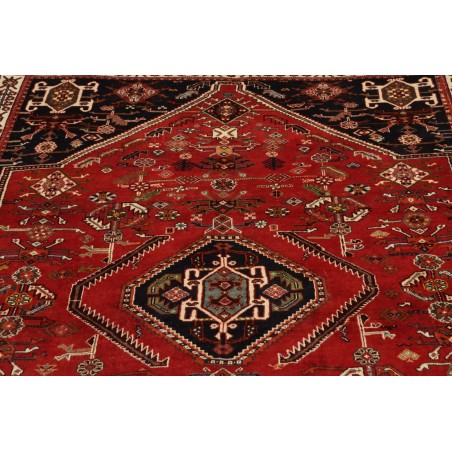 Tappeto Shiraz Persia marrone giallo 158x246