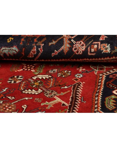 Tappeto Shiraz Persia marrone giallo 158x246