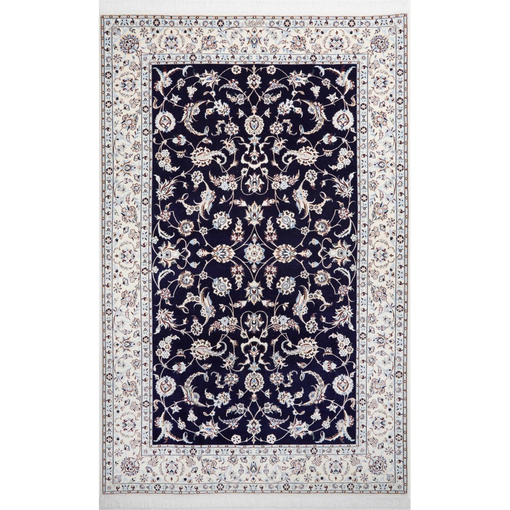 Tappeto Nain 6La Persia blu 161x248 Tappeto Nain 6La Persia blu 161x248