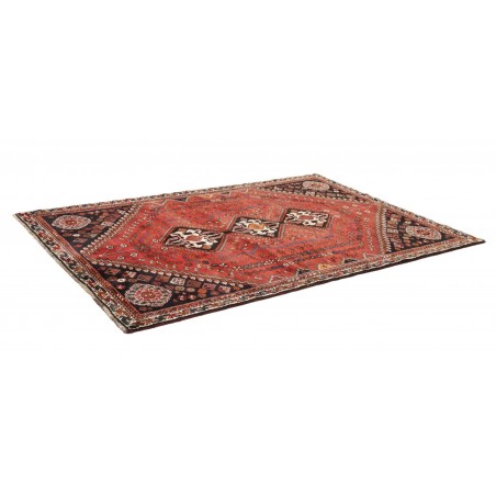 Tappeto Shiraz Persia grigio giallo 172x267