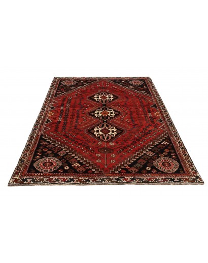 Tappeto Shiraz Persia grigio giallo 172x267