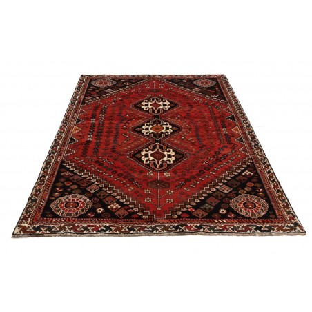 Tappeto Shiraz Persia grigio giallo 172x267