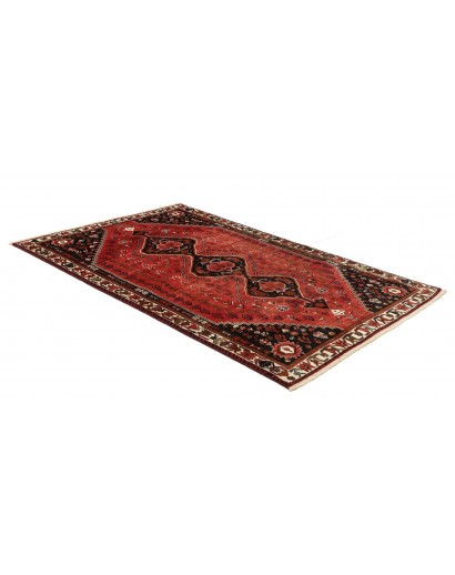 Tappeto Shiraz Persia marrone giallo 163x253